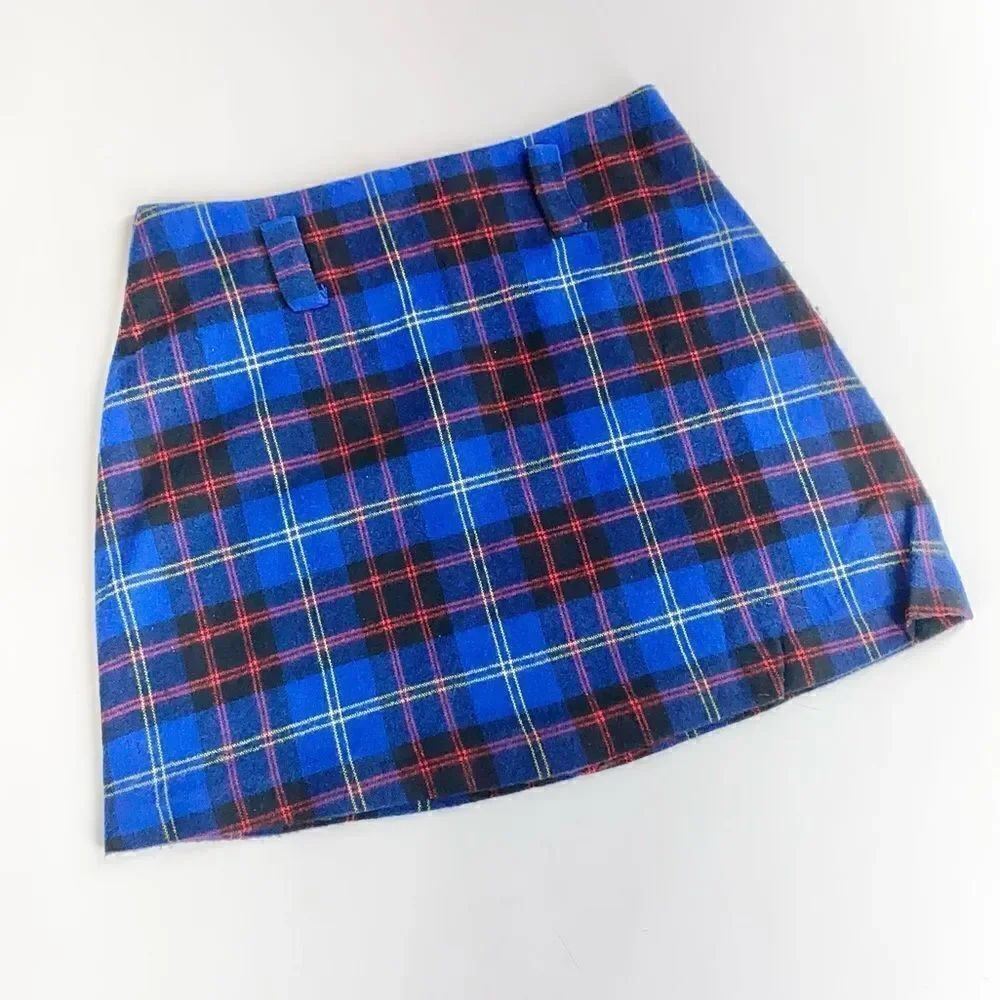 Vintage 90’s Y2K 579 grunge Plaid mini skirt 3
